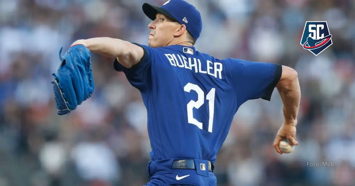 Desde 2022 el estelar lanzador derecho de Los Angeles Dodgers, Walker Buehler. no lanza en MLB