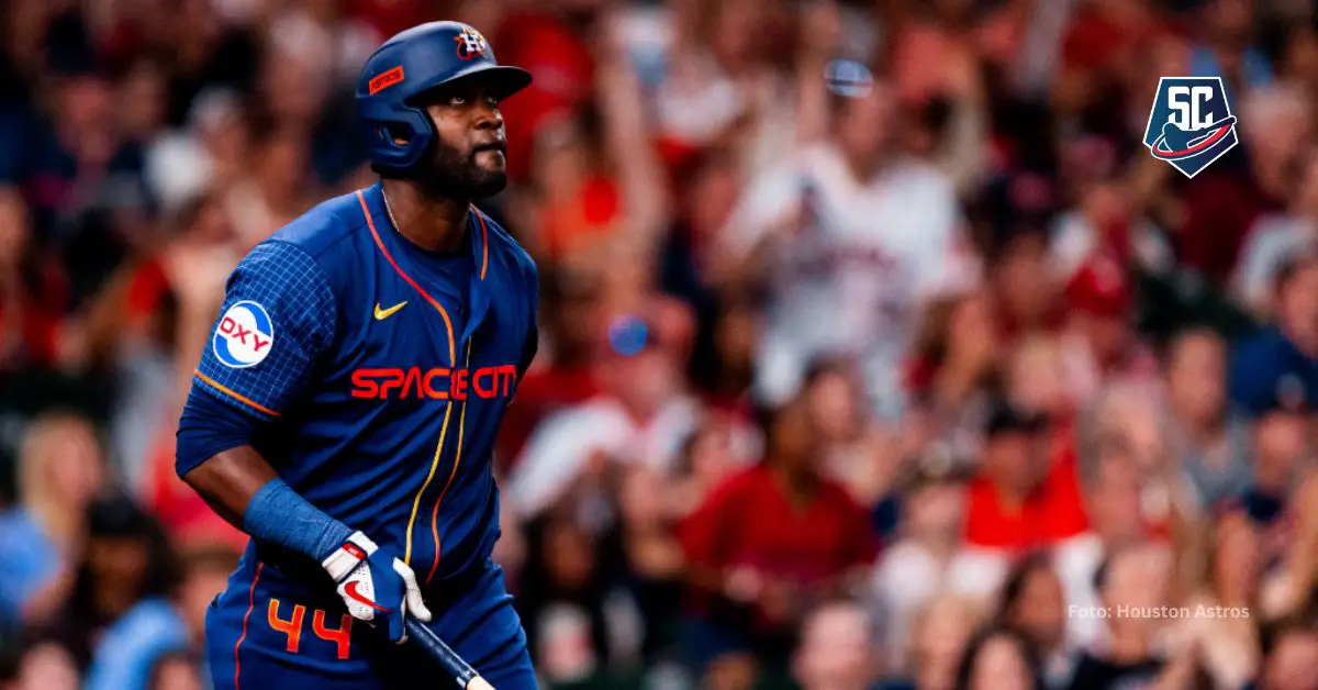 El segundo doblete de Yordan Alvarez fue ante un lanzamiento de Ben Joyce a 103.9 mph