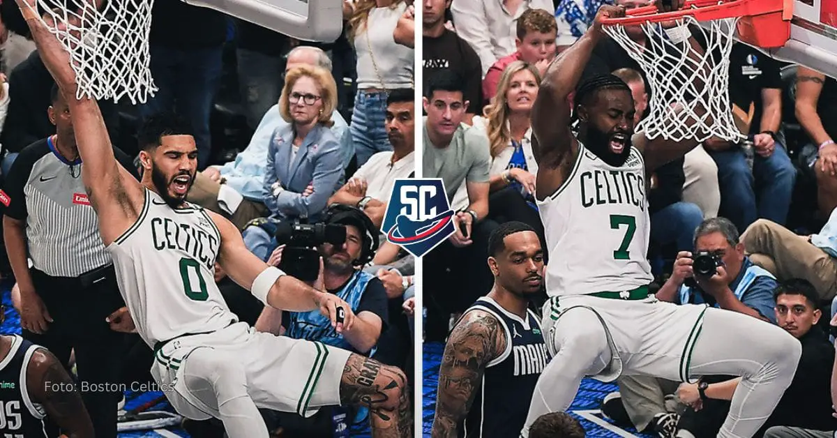 La dupla integrada por los All Stars Jayson Tatum y Jaylen Brown lograron números históricos para la franquicia de Boston Celtics