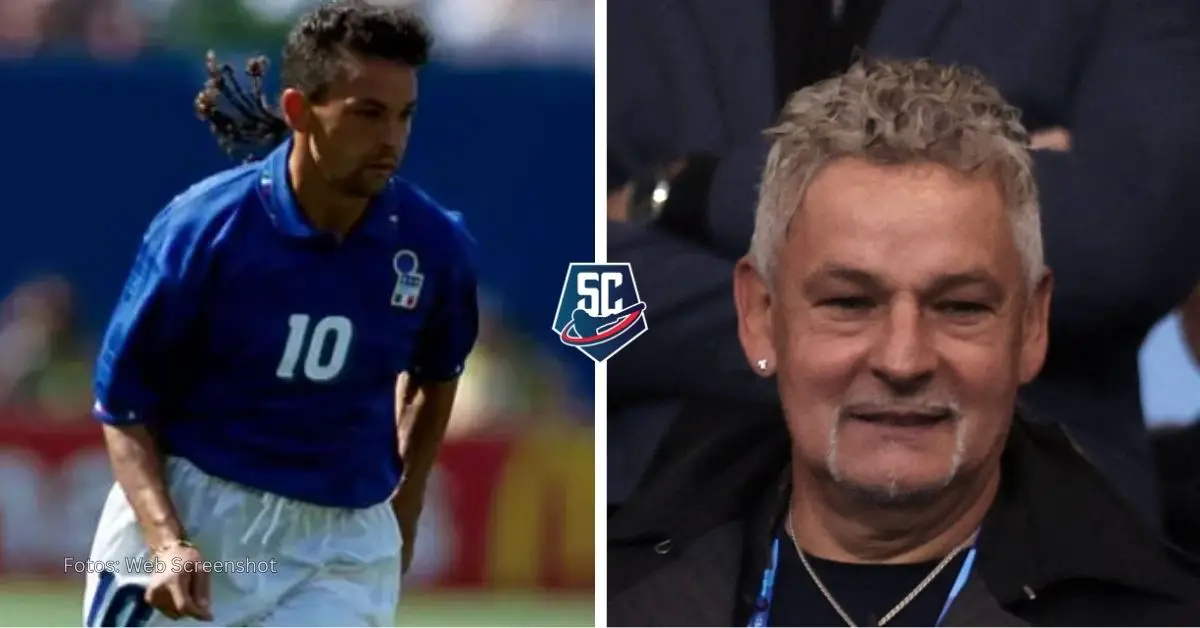 Roberto Baggio tuvo que ser trasladado al hospital