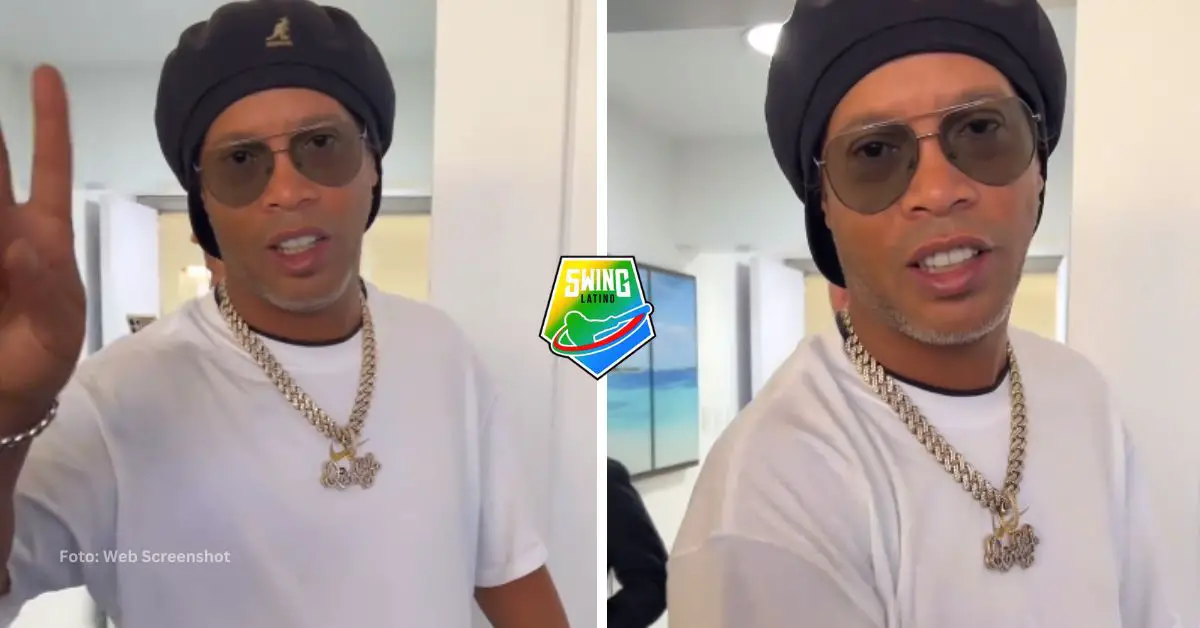ATERRIZÓ en Venezuela: Ronaldinho ACUDIÓ al llamado en Liga Monumental (+VIDEO)