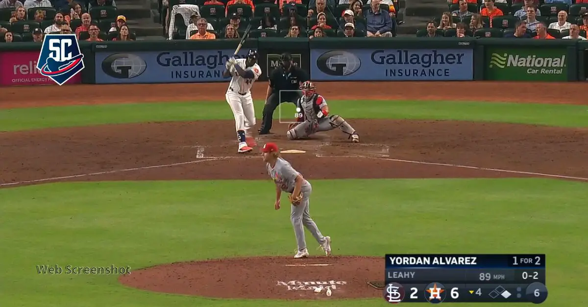 Yordan Alvarez siguió bateando para Houston Astros