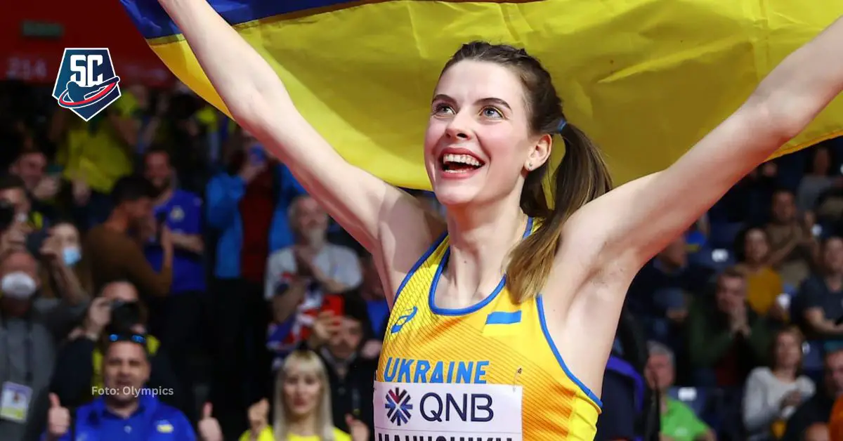 Yaroslava Mahuchikh, la atleta ucraniana, rompiò récord mundial en París luego de 37 años.