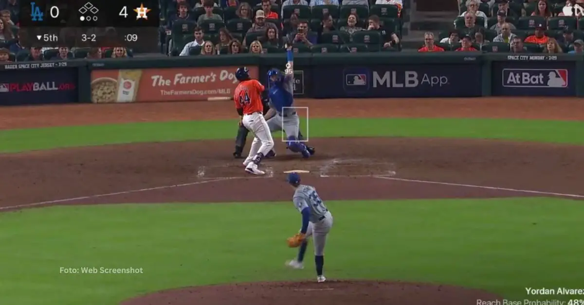 Yordan Alvarez siguió subiendo en el listado histórico y se colocó cerca de empatar a Yasiel Puig