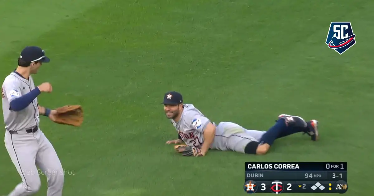 Jose Altuve hizo gran fildeo sobre batazo de Carlos Correa con bases llenas que salvó a Houston Astros