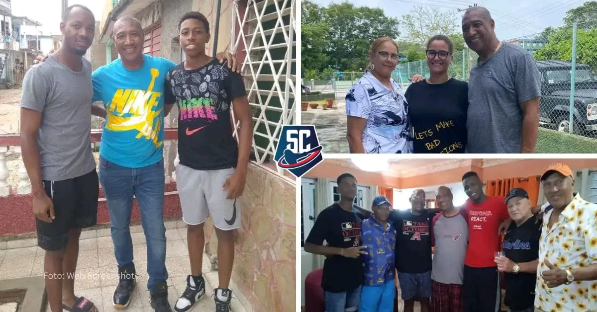 Lourdes Gourriel y su esposa Olga Castillo viajaron a Cuba y dejaron constancia en las redes sociales