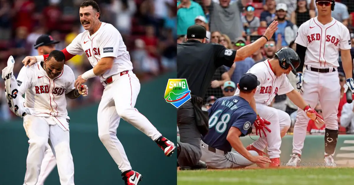 Rafael Devers deja al campo a Mariners con gran batazo.