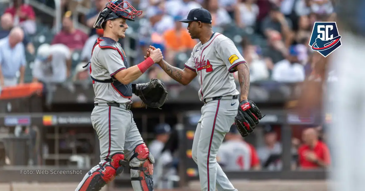 El cubano preservó victoria 55 de Atlanta Braves