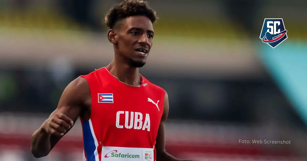 Recordista nacional de 100 metros planos abandonó la delegación cubana en España.