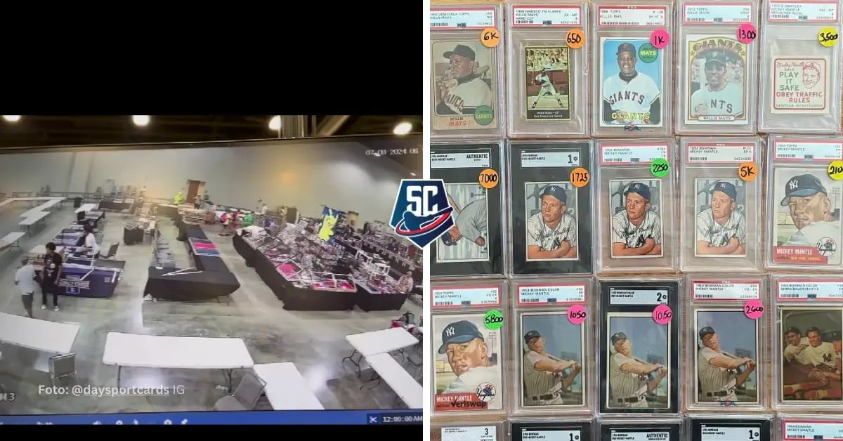Son con casi $2 millones en tarjetas de béisbol robadas.