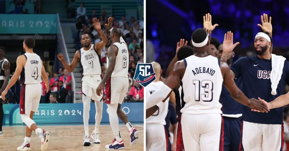 El Team USA que participa en los Juegos Olímpicos de París, repleto de figuras de la NBA, consiguió su primer objetivo del torneo