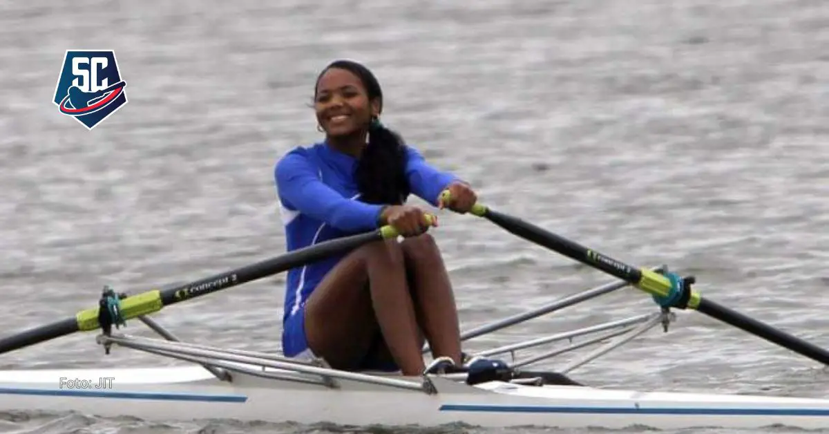 La remera cubana Yariulvis Cobas quedó tercera en el repechaje del Scull Individual a 2000 metros