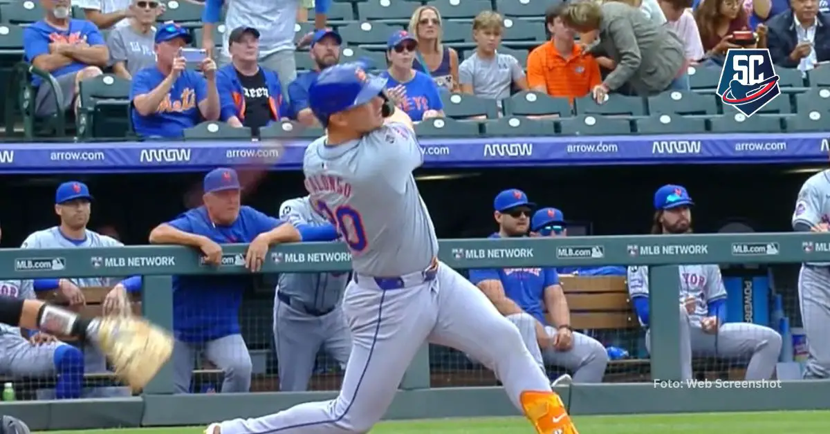 Pete Alonso siguió subiendo en el listado histórico de New York Mets en Grandes Ligas