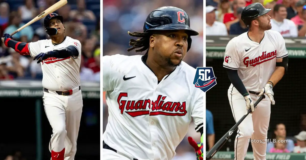 Tres bateadores de Cleveland Guardians hicieron historia en MLB