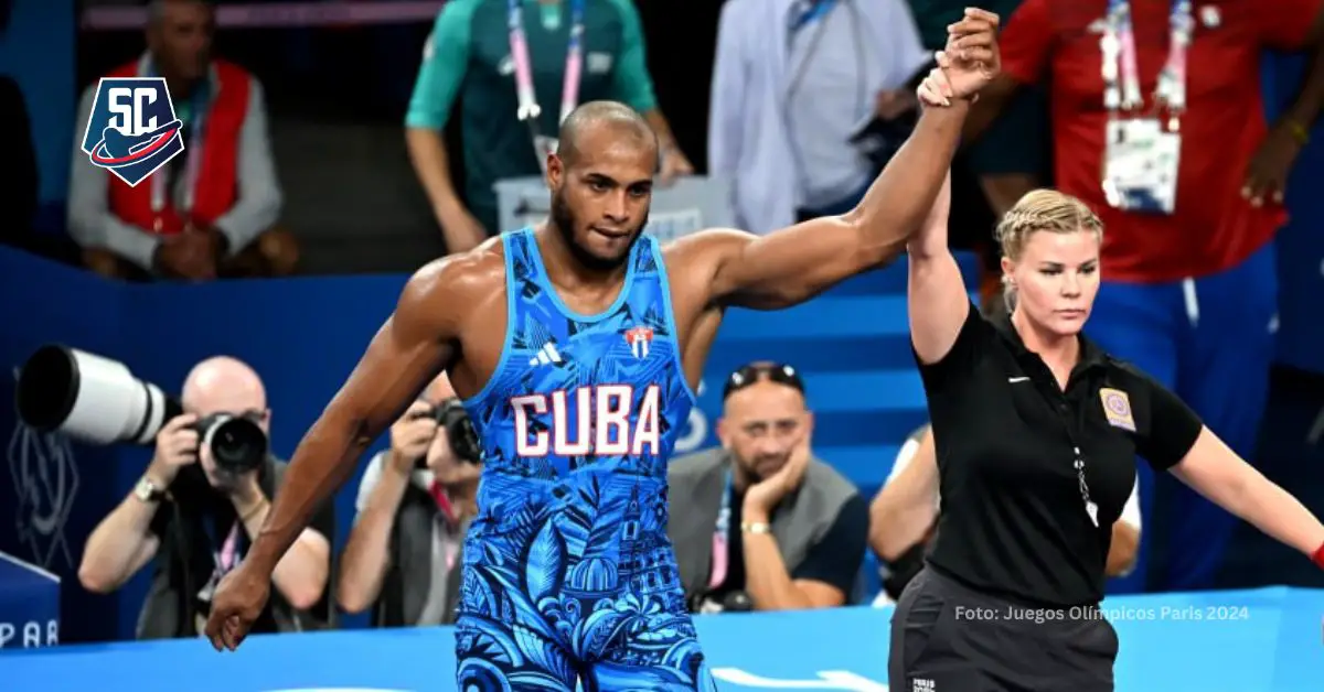 El representante de la lucha cubana, Gabriel Rosillo, brilló en París 2024