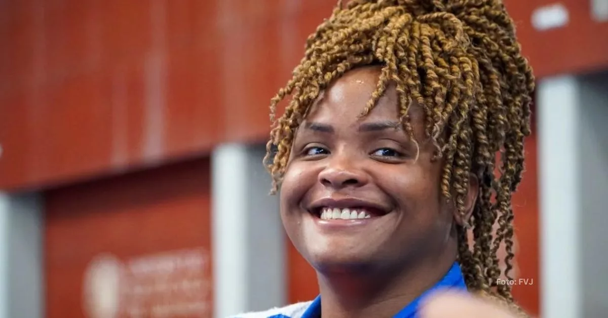 Dayle Ojeda sonriendo en el Valencia Judo Camp