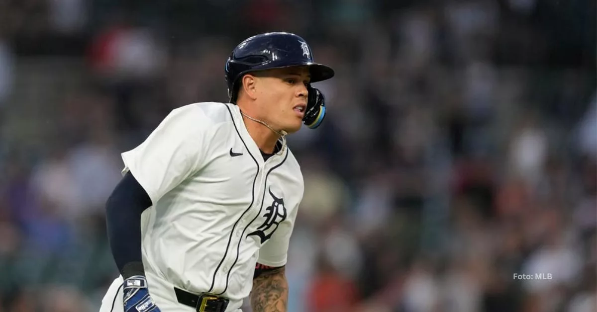 Gio Urshela corriendo las bases en un juego de Detroit Tigers en MLB 2024