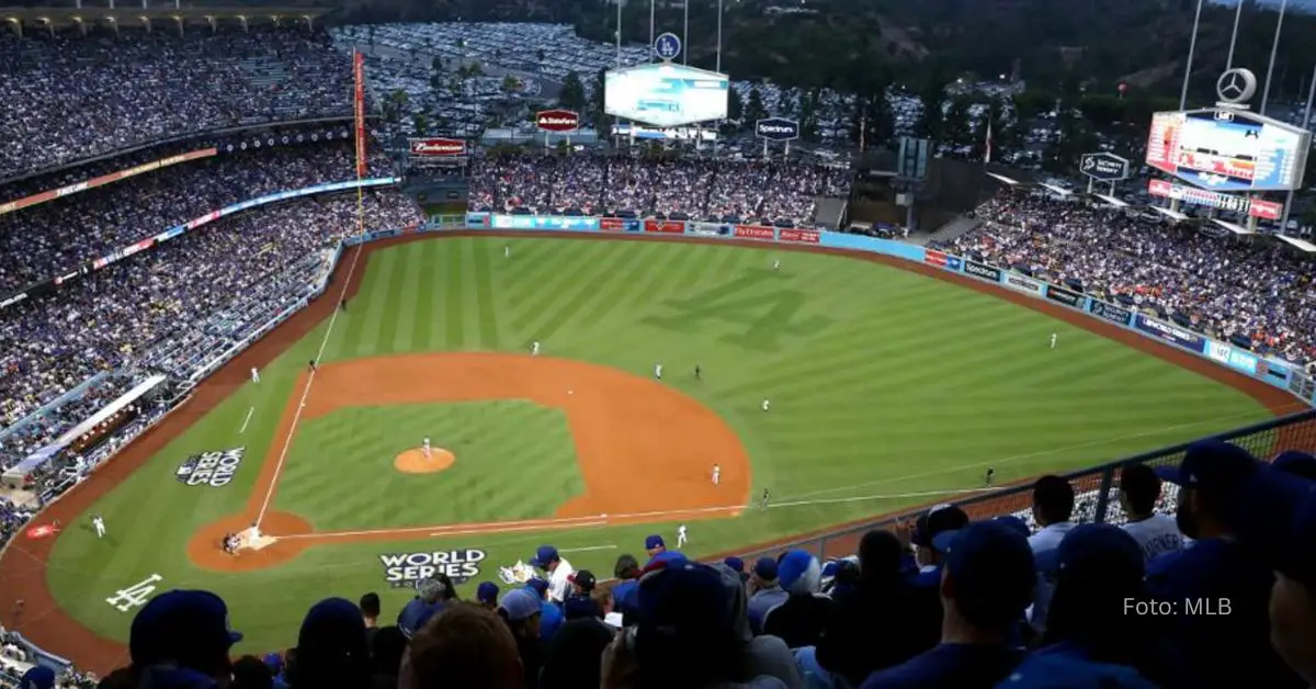 Dodger Stadium en la final de Serie Mundial de MLB 2020