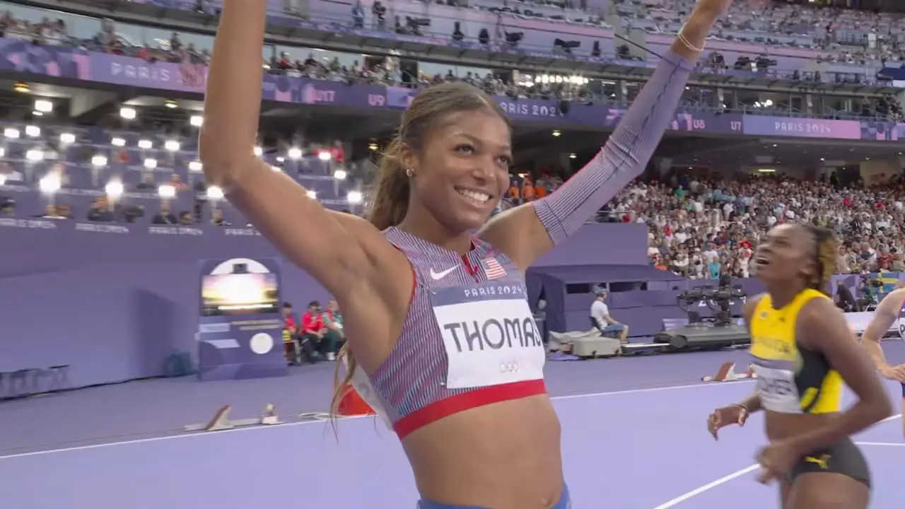 LLEGÓ la 23: Gabby Thomas ganó 200m en Juegos Olímpicos Paris 2024