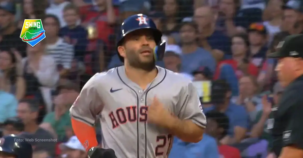 Jose Altuve entró con la primera carrera de Houston Astros en el partido ante Boston Red Sox