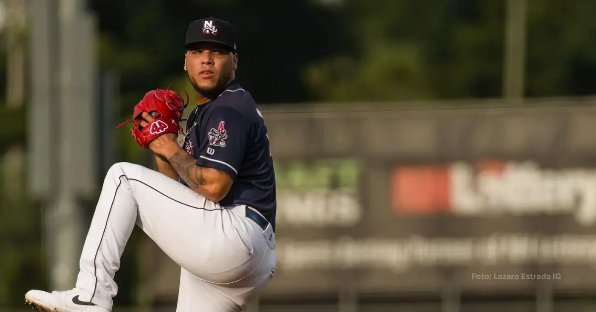 Prospecto cubano Lazaro Estrada con la sucursal Doble-A en Toronto Blue Jays