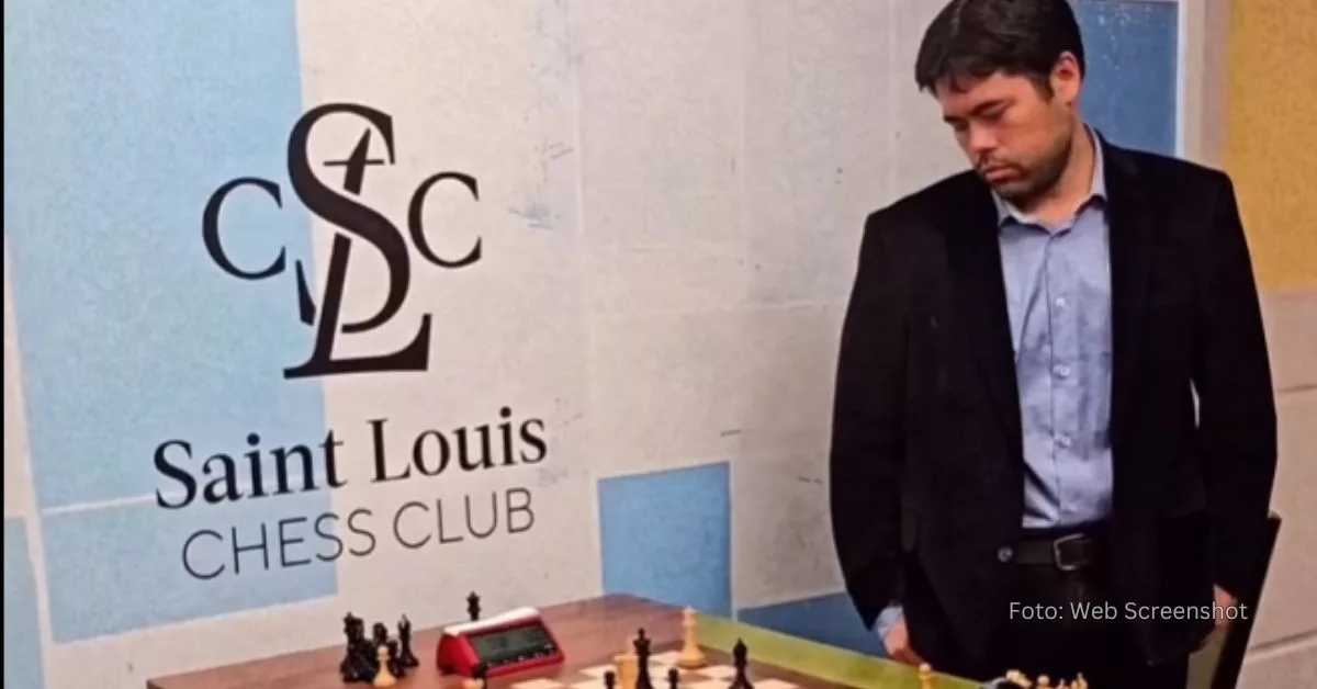 Leinier Dominguez junto a Hiraku Nakamura en el torneo de Saint Louis Rapid & Blitz