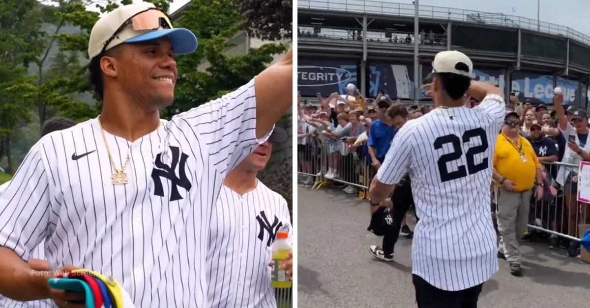 Juan Soto compartiendo con los presentes en Williamsport