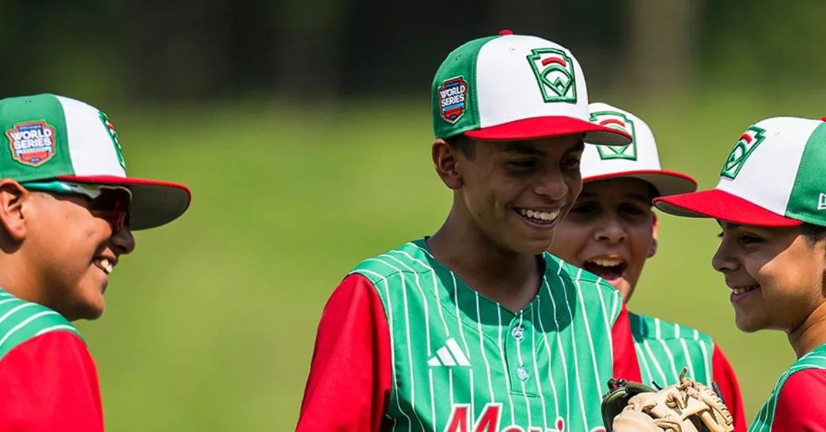 Jugadores mexicanos celebrando su victoria en la Serie Mundial de Pequeñas Ligas