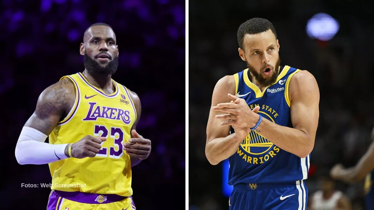 Los Angeles Lakers y Golden State Warriors se medirán en un juego NBA que rivalizará nuevamente a LeBron y Curry