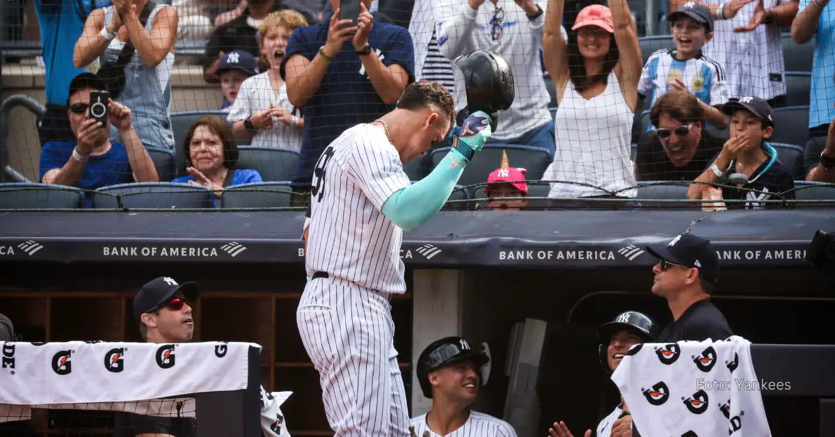 Aaron Judge ovacionado en Yankee Stadium