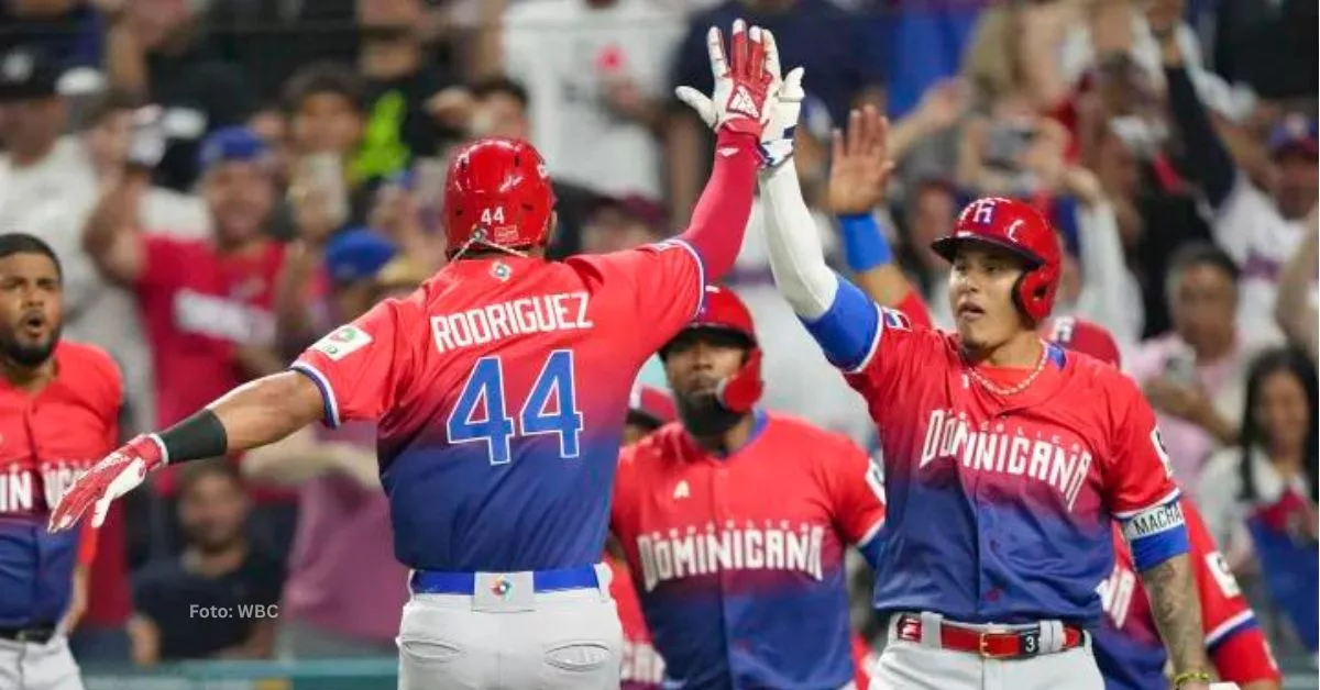 Julio Rodríguez y Manny Machado celebran en Miami