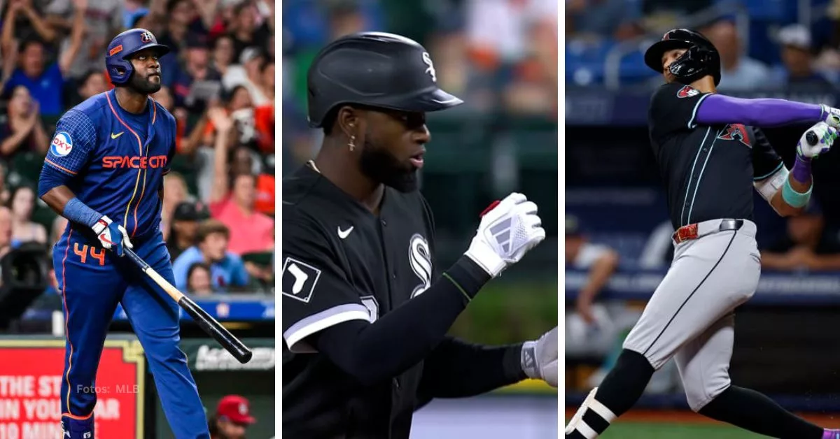 Yordan Alvarez, Luis Robert Jr. y Lourdes Gurriel Jr. viendo acción MLB 2024