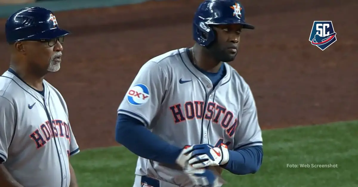 Yordan Alvarez ha sido, de manera constante, un As a la ofensiva contra Texas Rangers