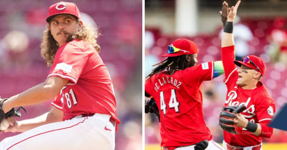 Cincinnati celebrando triunfo ante Houston Astros