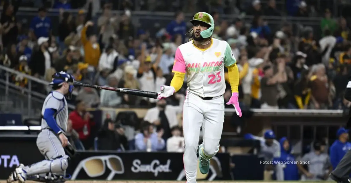 Fernando Tatis Jr. con el uniforme de San Diego Padres