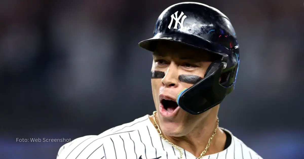 Aaron Judge celebrando Grand Slam con Yankees