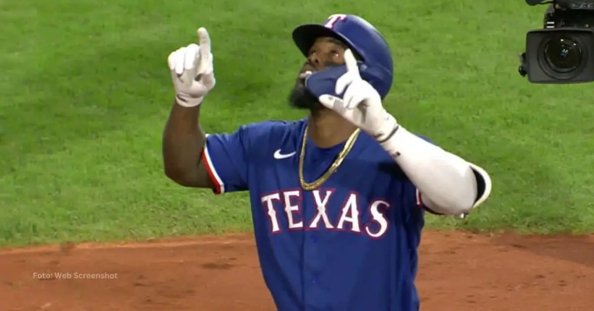 Adolis García con Texas Rangers