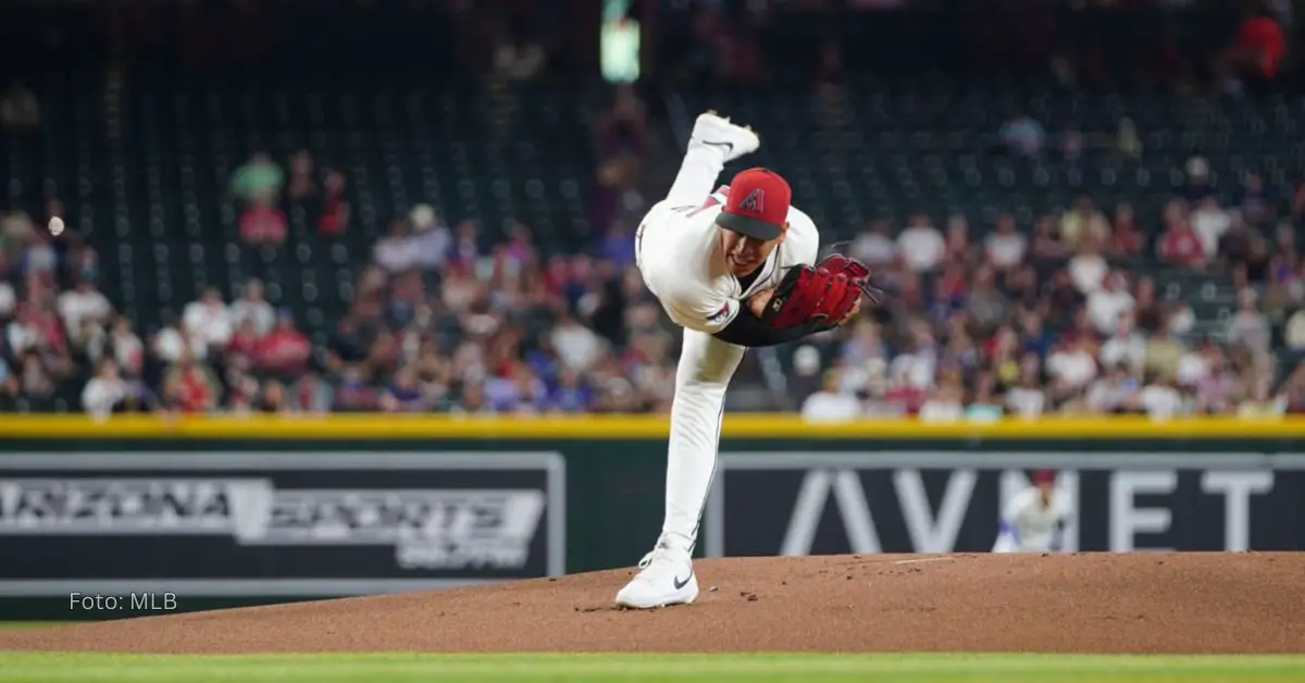 Yilber Diaz, pitcher de Arizona Diamondbacks