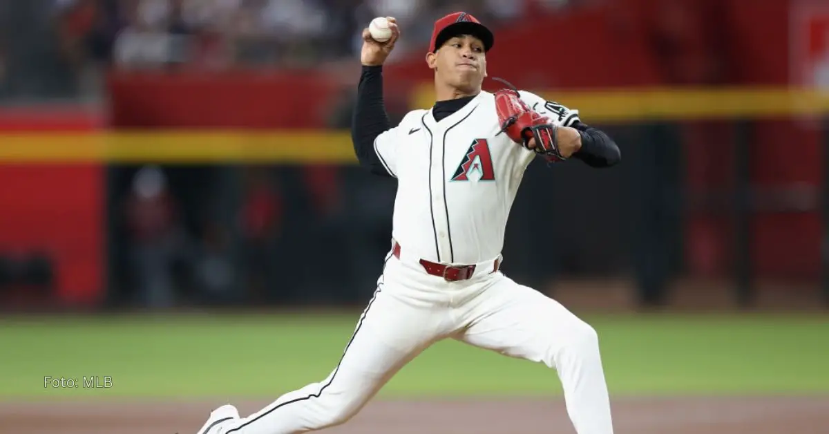 Yilbert Diaz, pitcher de Arizona Diamondbacks