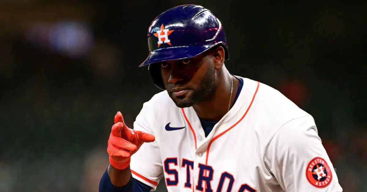 Yordan Alvarez con Houston Astros