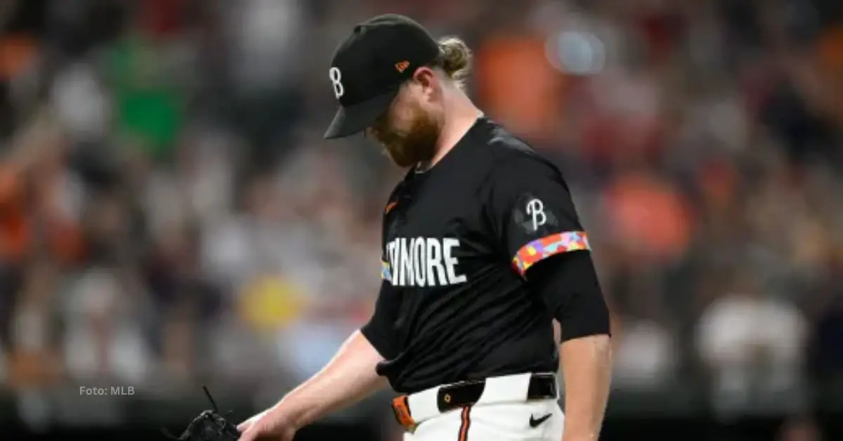 Craig Kimbrel con el uniforme de Baltimore Orioles