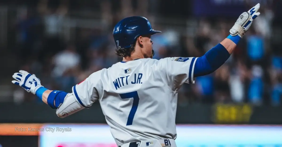 Bobby Witt Jr. con Kansas City Royals en MLB