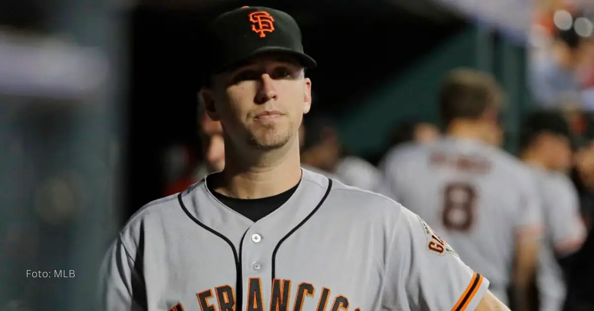 Buster Posey con el uniforme de San Francisco Giants en MLB