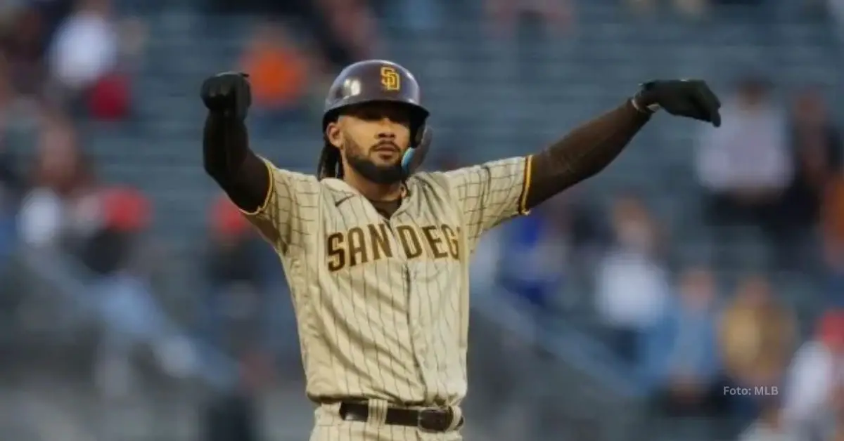 Fernando Tatis Jr. con el uniforme de San Diego Padres