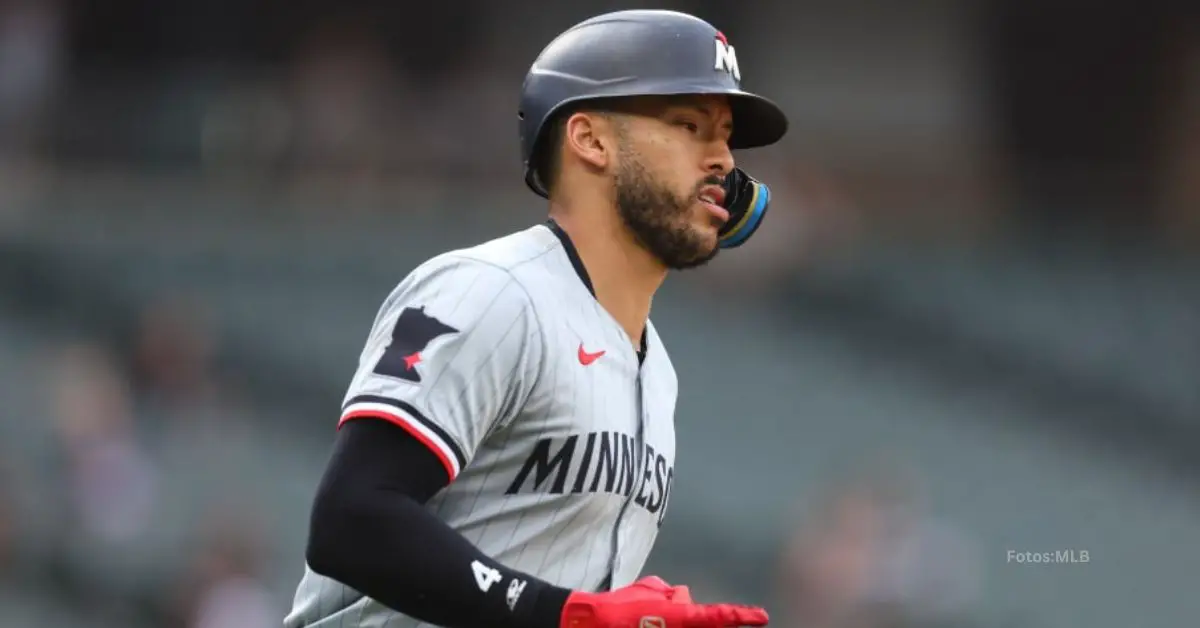 Carlos Correa corriendo con Minnesota Twins