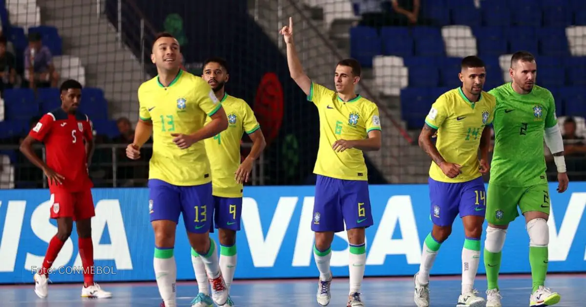 Cuba vs Brasil en Mundial Futsal