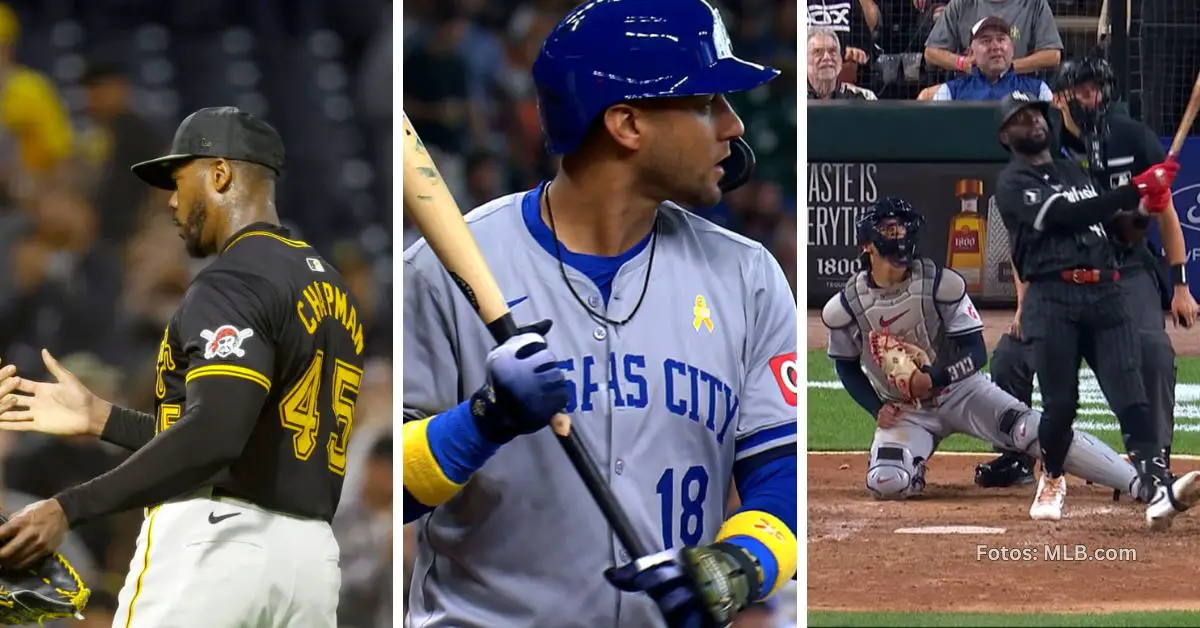 Aroldis Chapman, Yuli Gurriel y Bryan Ramos representando a los cubanos en MLB