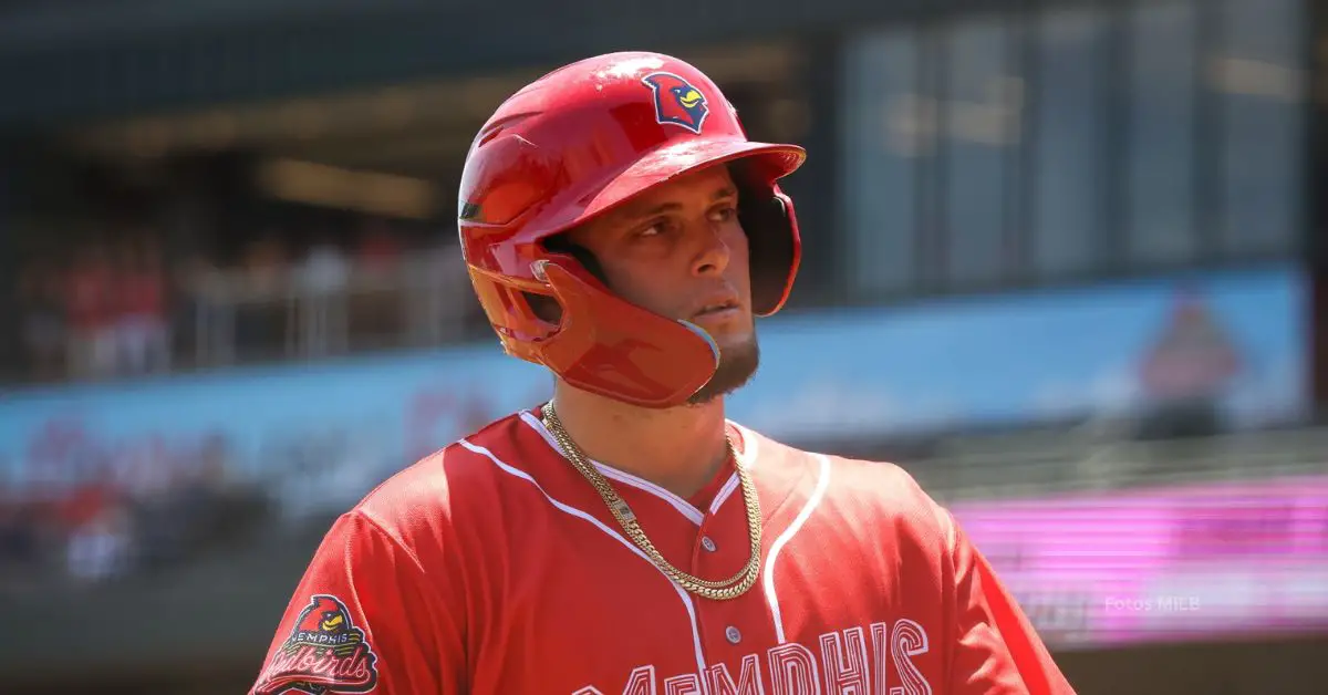 César Prieto con St. Louis Cardinals