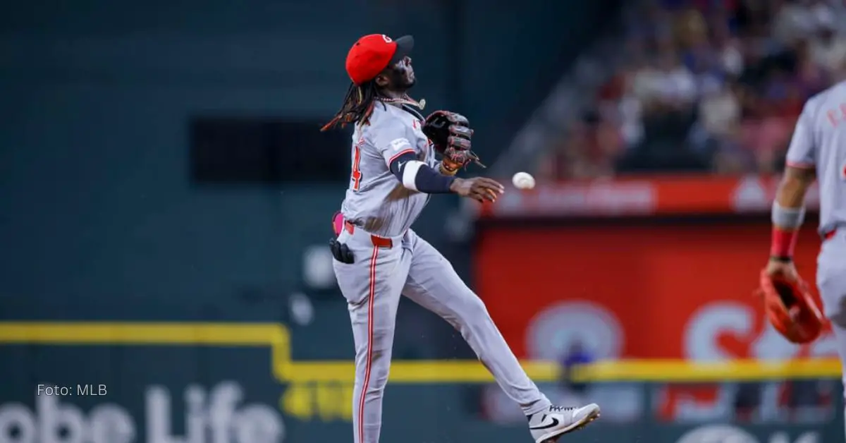 Elly De La Cruz jugando con Cincinnati Reds