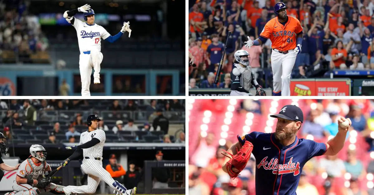 Shohei Ohtani, Yordan Alvarez, Juan Soto y Chris Sale en MLB 2024